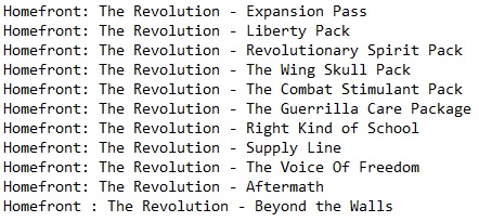 Homefront: The Revolution